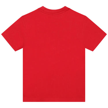 Playera HUGO roja para niños y adolescentes